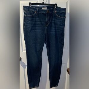 Lane Bryant Women’s plus 22/24 Jean skinny high rise denim fit genuis